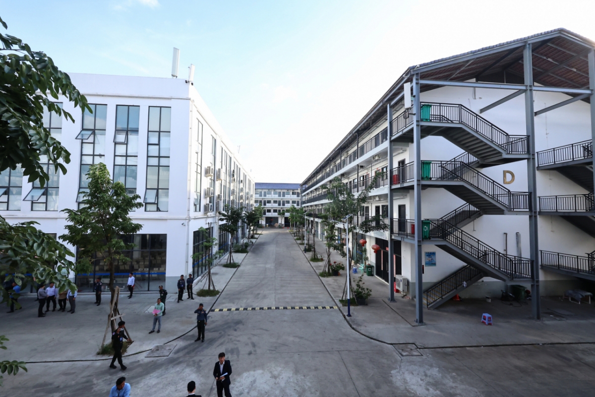 지난 16일 캄보디아 프놈펜 인근 온라인스캠 범죄 단지인 태자단지./사진=뉴스1