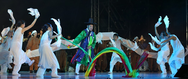 '문화의 달' 기념식 주제 공연 모습. /사진=문체부