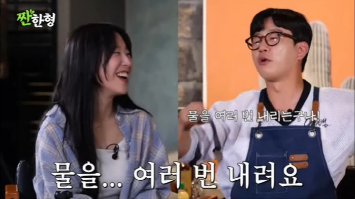 1260만명의 구독자를 보유한 먹방 유튜버 쯔양이 '먹토'(먹고 토하기) 의혹을 피하기 위해 6시간 동안 화장실 가는 것을 참은 적이 있다고 털어놨다. /사진=유튜브 채널 '짠한형 신동엽'