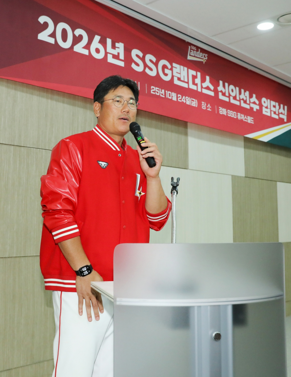 박정권 SSG 랜더스 퓨처스 감독. /사진=SSG 랜더스 제공