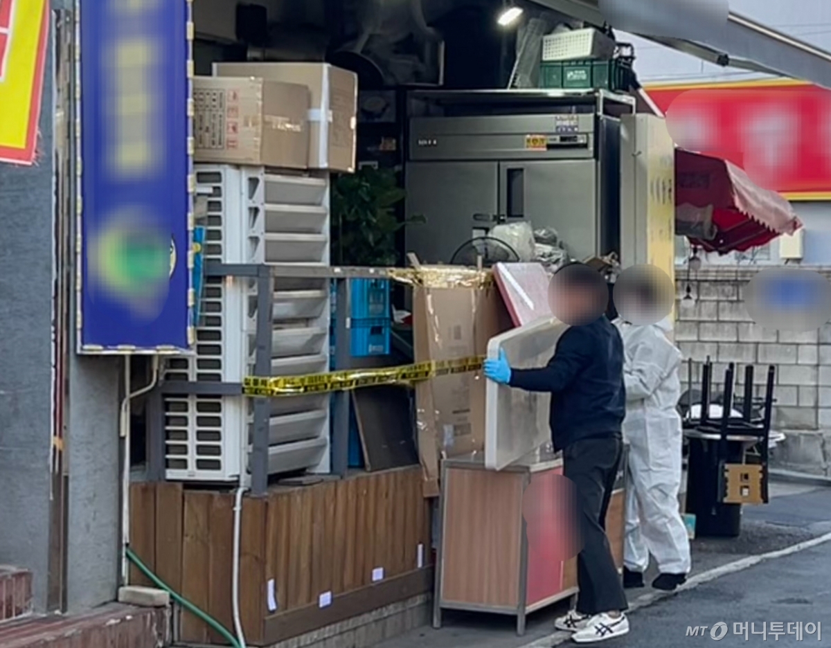 지난 26일 칼부림 사건이 발생한 서울 강북구 수유동의 한 식당. /사진=김지현 기자.