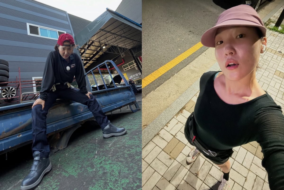 10㎏ 감량에 성공한 이은지가 러닝과 요가로 꾸준히 몸매를 관리하고 있다. /사진=인스타그램 갈무리  