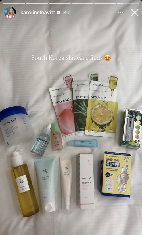 /사진=캐롤라인 레빗 미 백악관 대변인 인스타그램 스토리 캡처