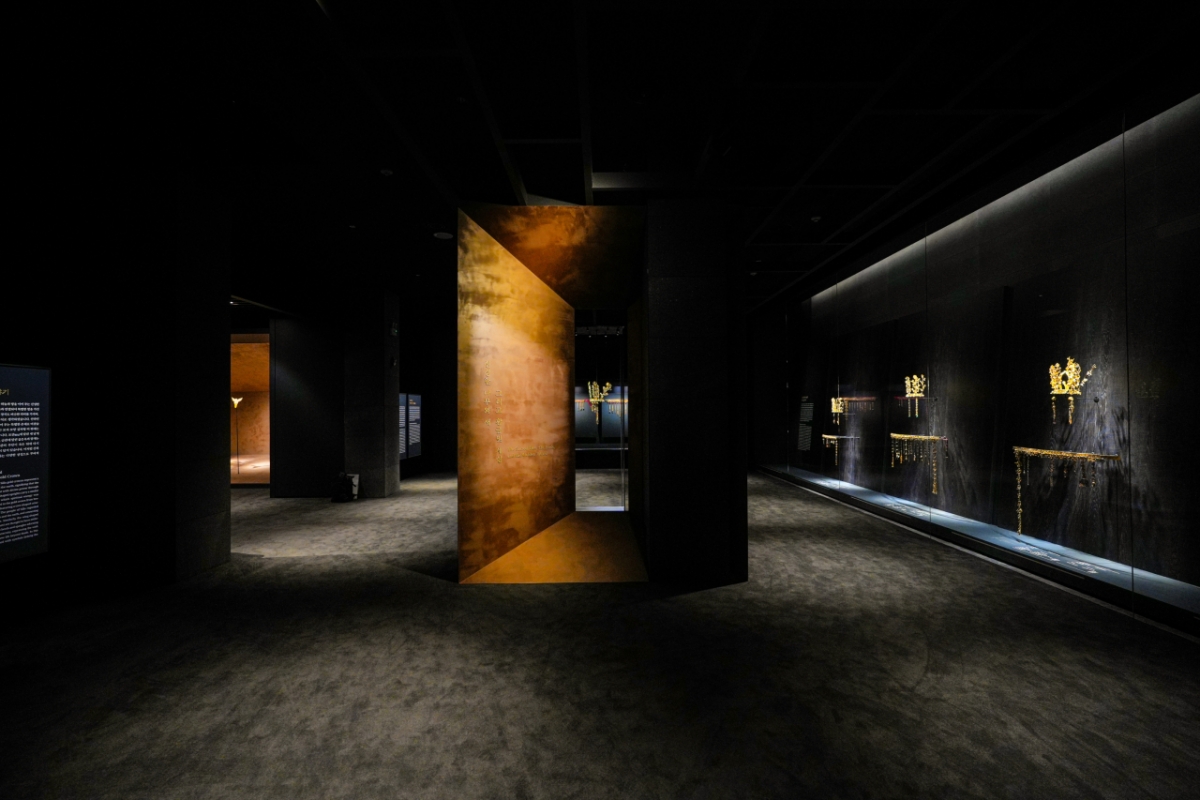 국립경주박물관 '금관의 방'. / 사진 = 국립경주박물관 제공