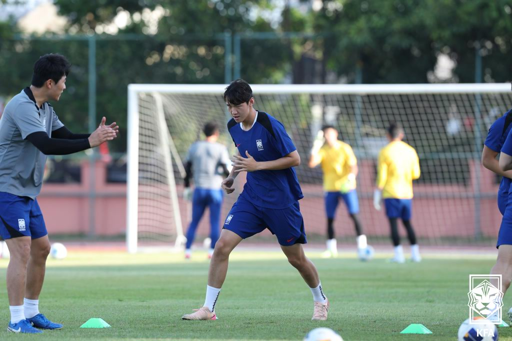 대한민국 축구대표팀 수비수 김지수. /사진=대한축구협회 제공