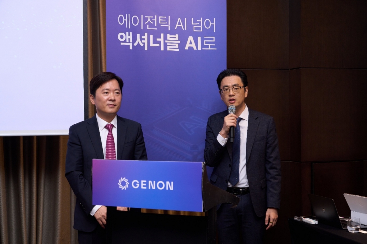 제논의 고석태 대표(왼쪽)와 명대우 CTO(최고기술책임자) /사진=제논 제공