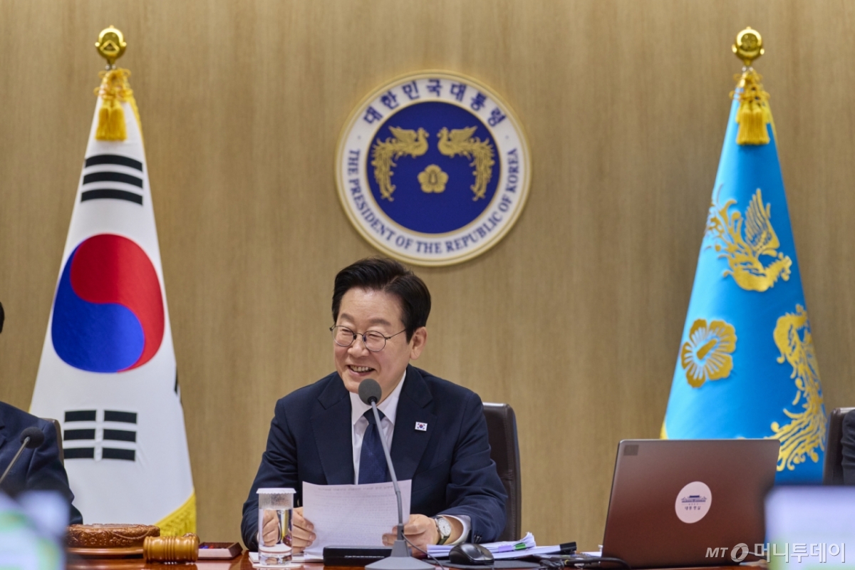 이재명 대통령이 4일 서울 용산 대통령실 청사에서 열린 국무회의에서 발언을 하고 있다./사진=뉴스1