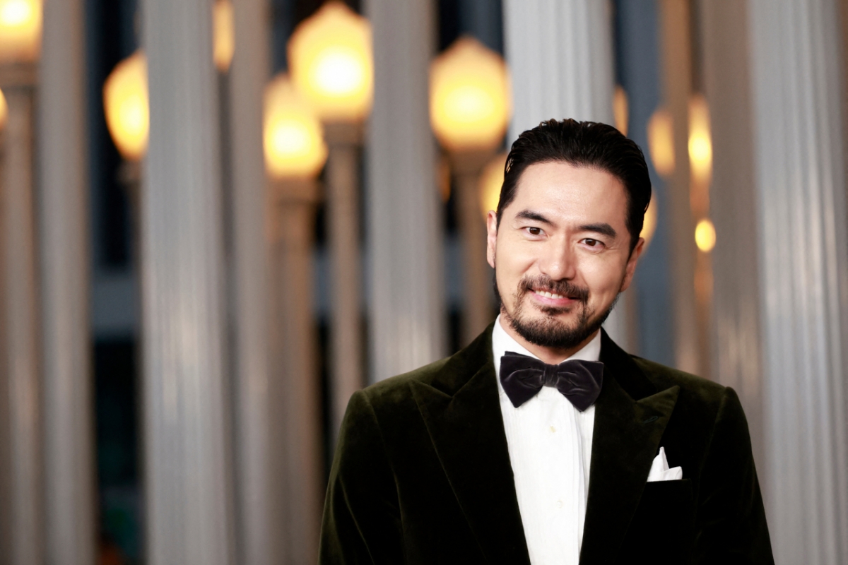 배우 이진욱이 지난 1일(현지시간) 미국 로스앤젤레스에서 열린 명품 브랜드 구찌의 문화 후원 행사인 2025 LACMA 아트+필름 갈라(LACMA Art+Film Gala)에 참석했다. /AFP=뉴스1