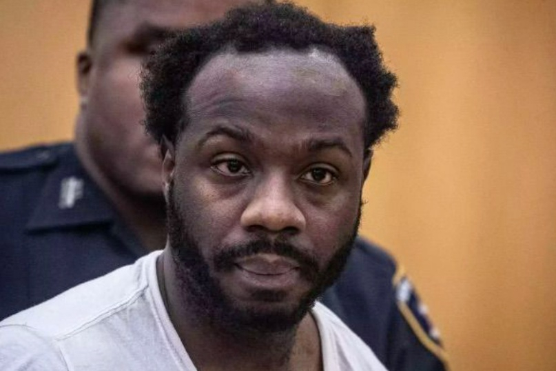 현관문을 두드렸다는 이유로 여성 사회복지사를 폭행해 숨지게 한 하심 젠킨스 모습. /사진=USA투데이네트워크 캡처