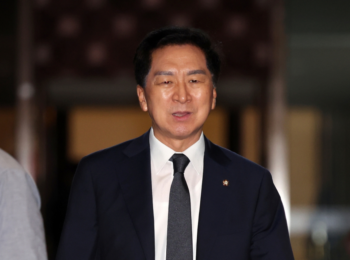 김기현 국민의힘 의원이 지난 9월1일 오후 서울 여의도 국회에서 열린 의원총회에 참석해 있다. /사진=뉴시스