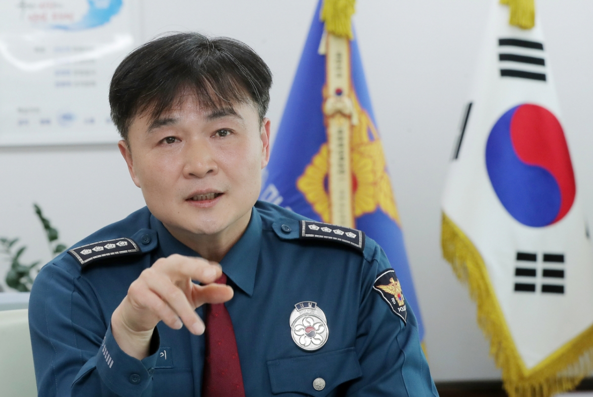 김완기 마포경찰서장. /사진=머니투데이.