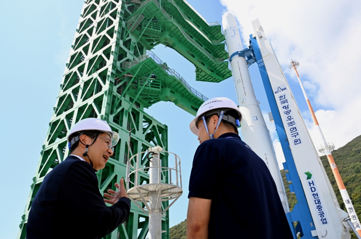 우주항공청과 한국항공우주연구원이 누리호 4차 발사를 앞두고 최종 점검 리허설인 'WDR'을 지난달 9월 수행하는 모습 /사진=우주항공청