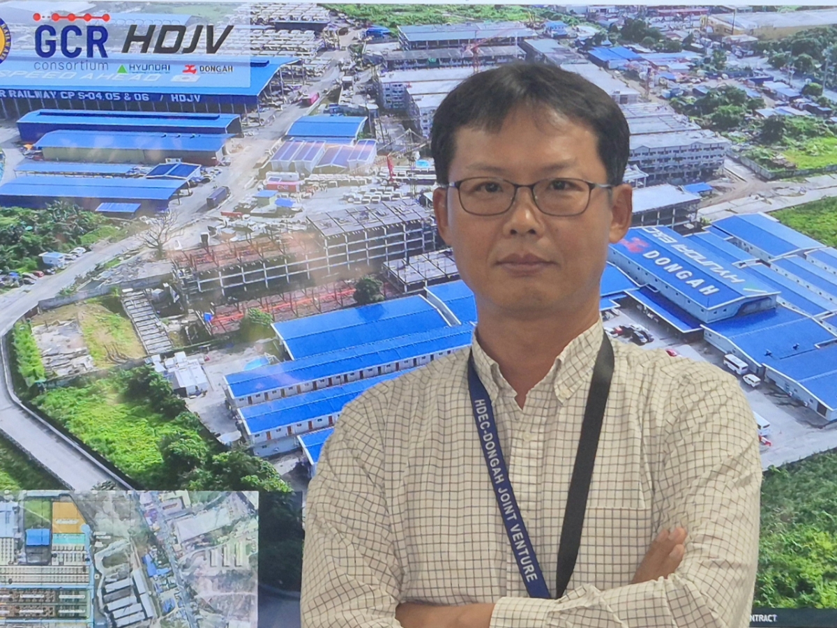 필리핀 마닐라 남부철도 건설 프로젝트 담당 이인복 현대건설 팀장/사진=김평화 기자