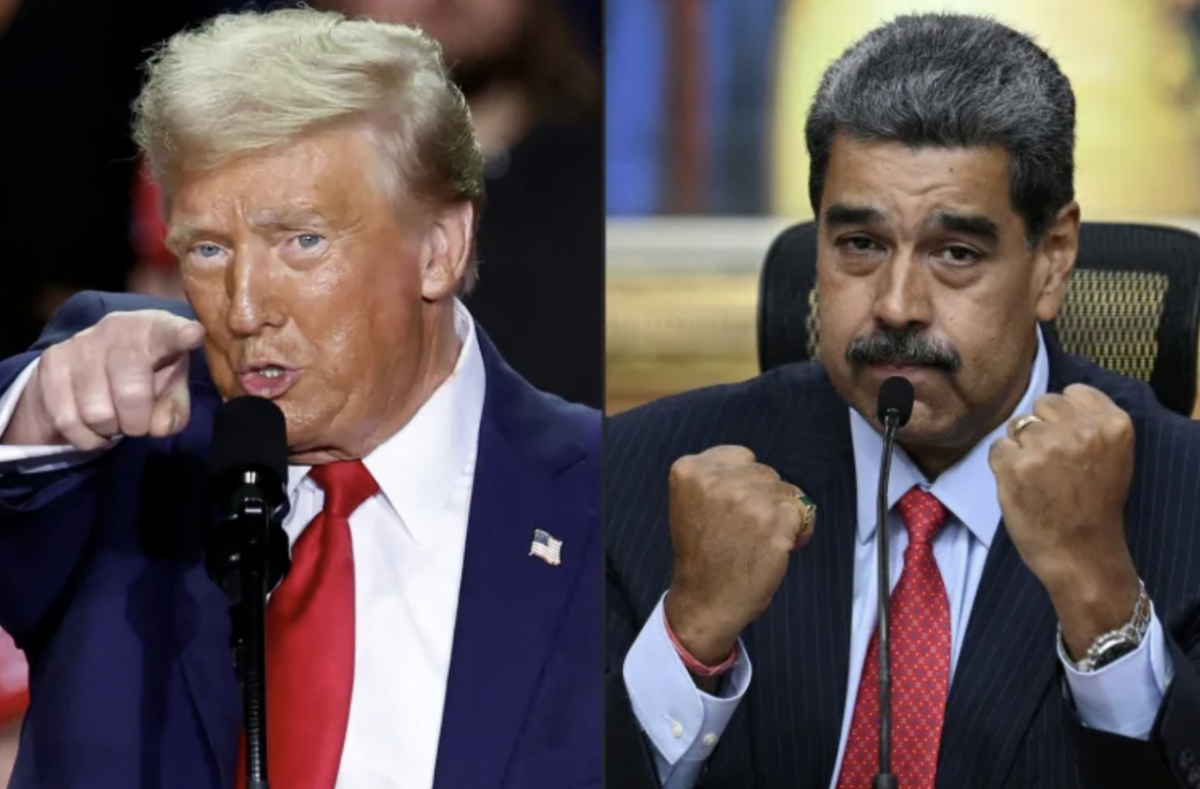 도널드 트럼프 미국 대통령(왼쪽)과 니콜라스 마두로 베네수엘라 대통령 /AFPBBNews=뉴스1