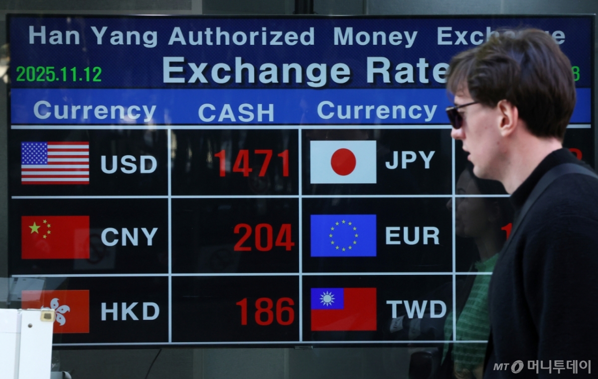 원/달러 환율, 7개월 만에 1470원선 돌파 - 머니투데이
