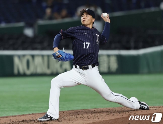 2023년 11월 18일 오후 일본 도쿄돔에서 열린 '2023 아시아프로야구챔피언십(APBC)' 대한민국과 대만의 경기에서 대만 선발 왕옌청이 역투하고 있다. /사진=뉴스1