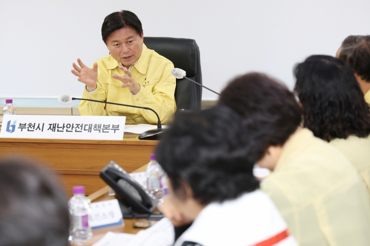 사고 당일 재난안전대책본부 가동했다./사진제공=부천시