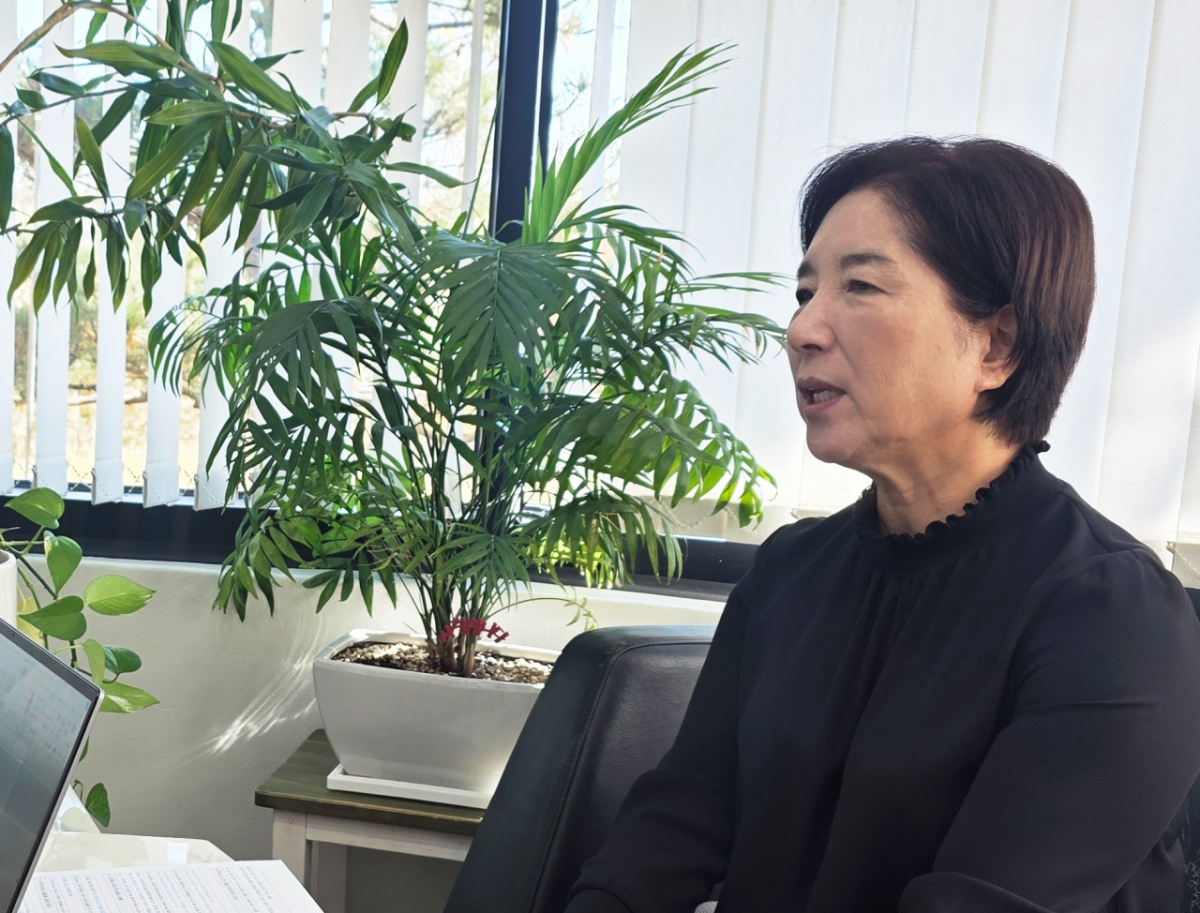 경기유치원 이유임 원장이 유아 대상 우유교육의 필요성을 설명하고 있다. /사진=우유자조금관리위원회