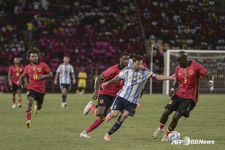 리오넬 메시의 경기 모습. /AFPBBNews=뉴스1