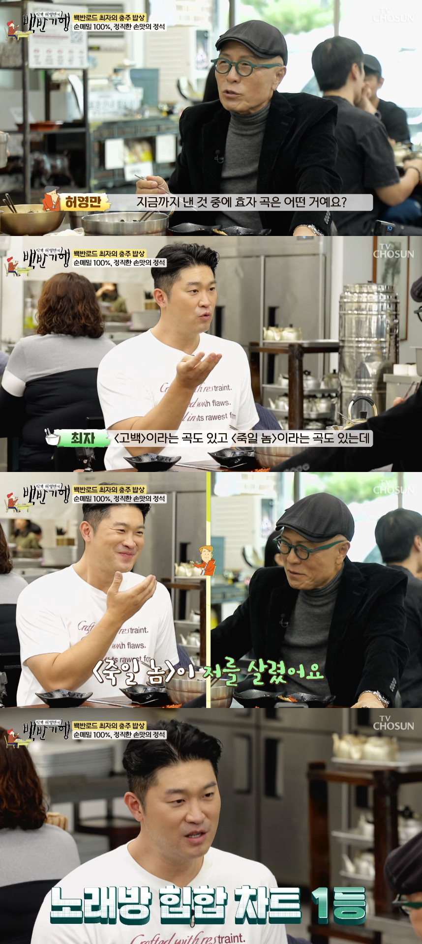 힙합 그룹 다이아믹 듀오 최자가 저작권료 효자곡으로 '죽일 놈'을 꼽았다. /사진=TV조선 '식객 허영만의 백반기행' 방송화면