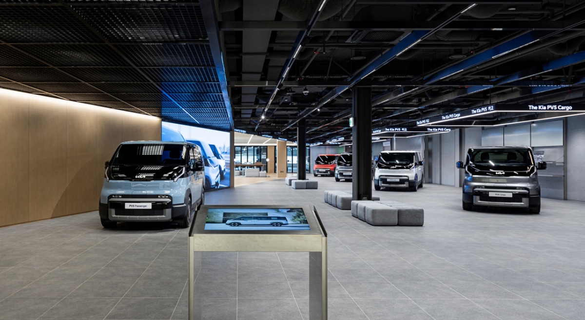  PBV 익스피리언스 센터 내부 전경/사진=기아