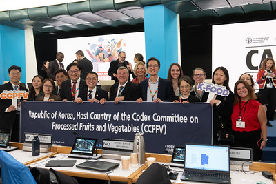 농림축산식품부·해양수산부·식품의약안전처는 지난 10일부터 14일까지 이탈리아 로마에서 개최된 제48차 국제식품규격위원회(CODEX·코덱스) 총회에 한국 대표단이 참석했다고 밝혔다. /사진=농식품부 제공