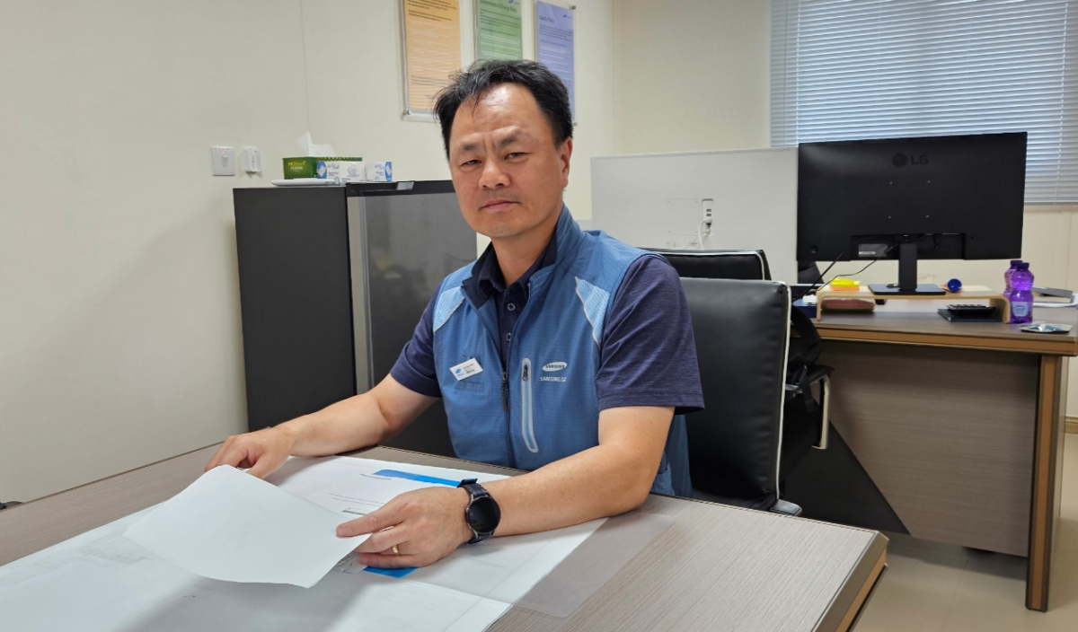 김철균 삼성물산 카타르 Facility E 프로젝트 매니저. /사진제공=삼성물산