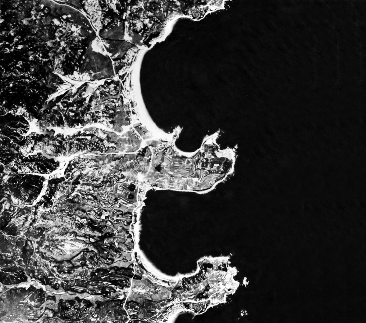 1970년대 울산 동구 항공사진./사진제공=HD현대