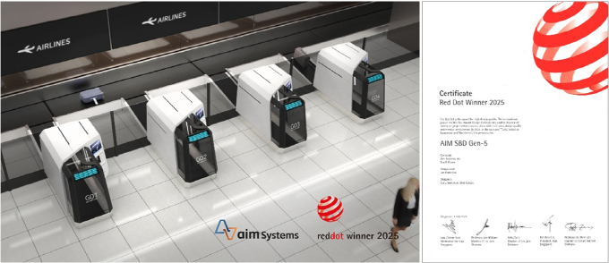 레드닷 디자인 어워드 수상작 ‘AIM SBD Gen-5’/사진제공=에임시스템