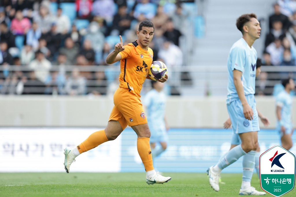 제주 SK 유리 조나탄. /사진=한국프로축구연맹 제공