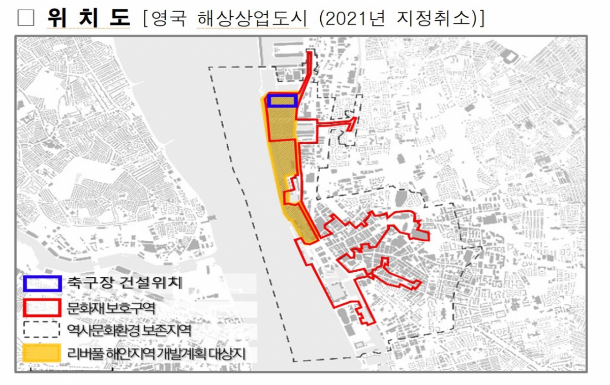 세계문화유산 등재가 취소된 리버풀 사례/자료=서울시