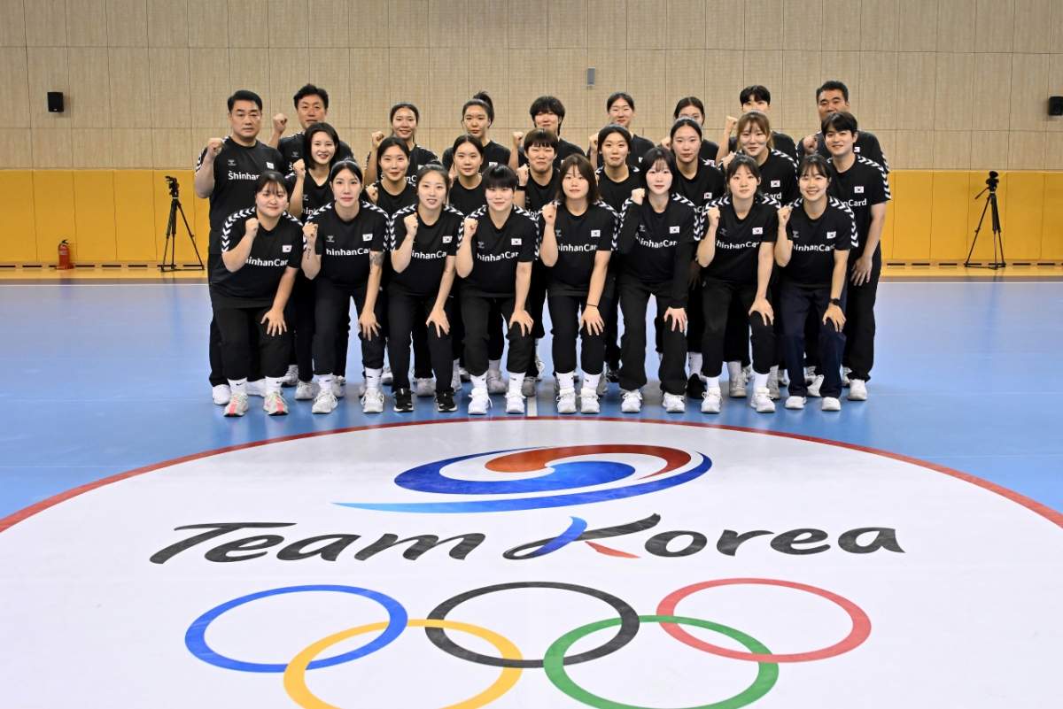 한국 여자 핸드볼 대표팀. /사진=대한핸드볼협회 제공