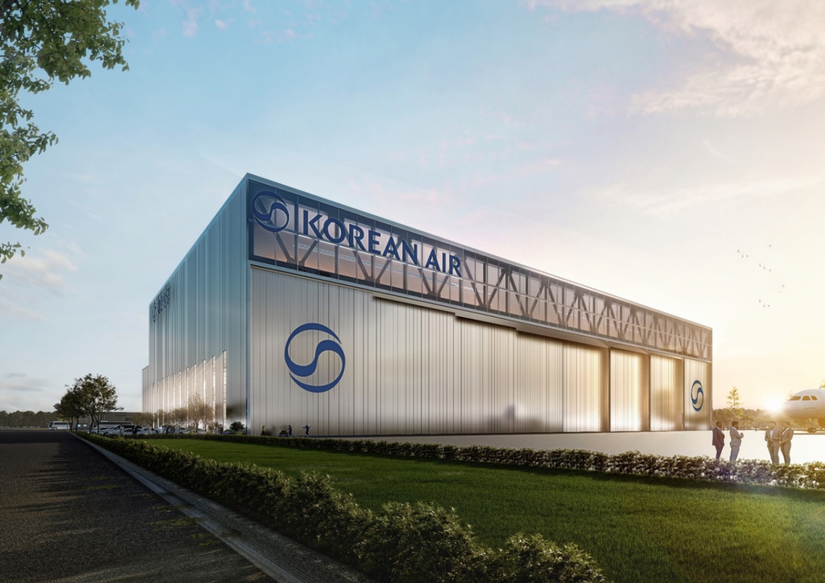 대한항공 신규 항공기 정비시설 조감도/사진제공=인천국제공항공사