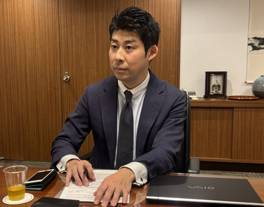 오기 히로히토 일본 지경학연구소 선임연구원이 최근 도쿄 공익재단법인 국제문화회관에서 한국 외교부 공동취재단과 인터뷰하고 있는 모습. / 사진=외교부 공동취재단