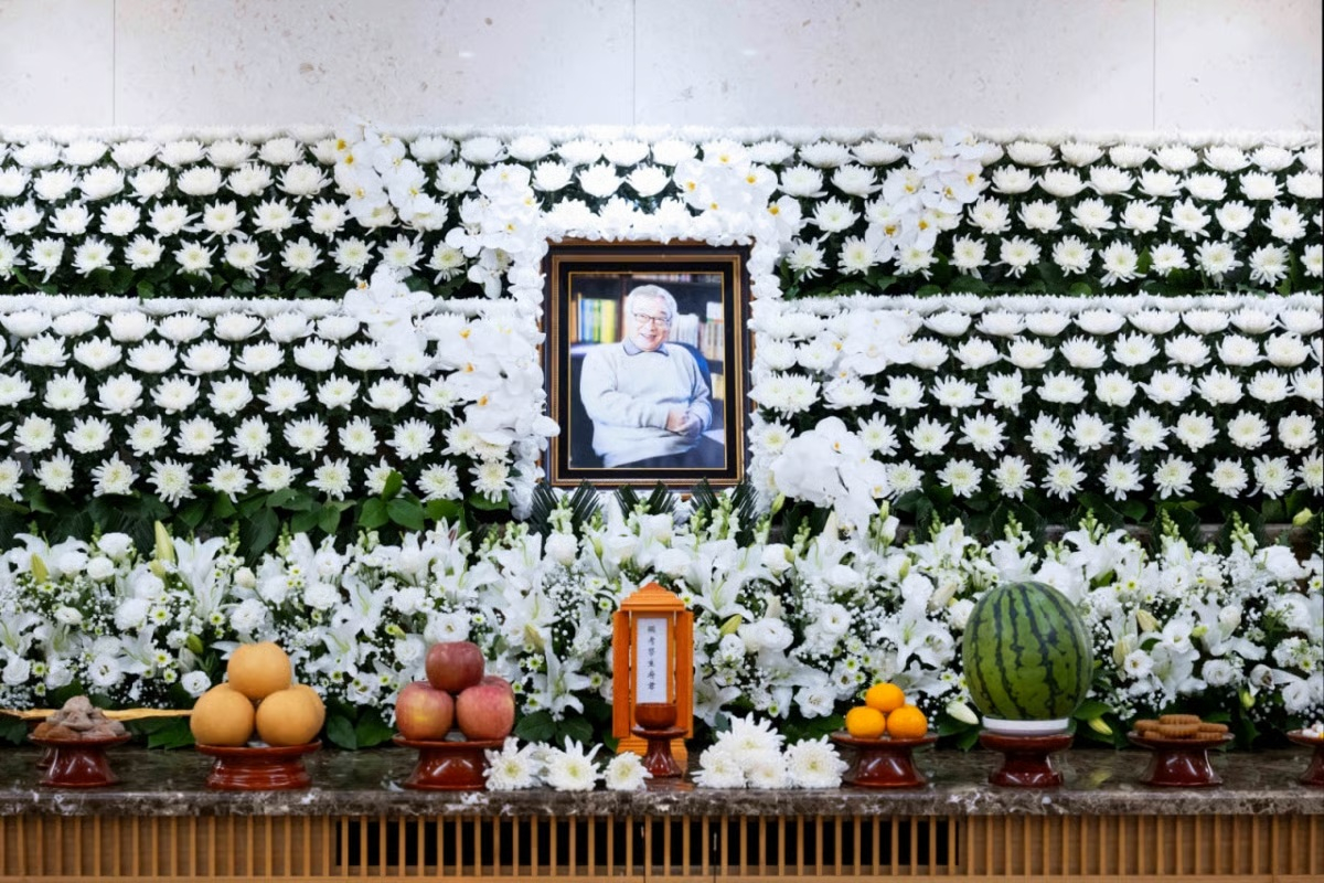 25일 배우 이순재의 빈소가 마련된 서울 송파구 서울아산병원 장례식장. /사진=뉴스1