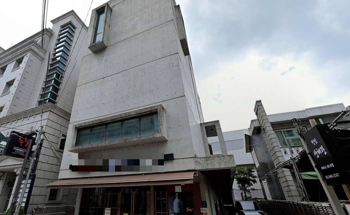 장우혁 소속사 건물. /사진=네이버 지도