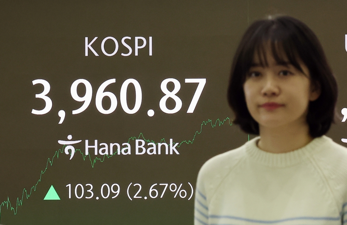 코스피·코스닥 2% 대 상승 마감…개인이 먼저 매도