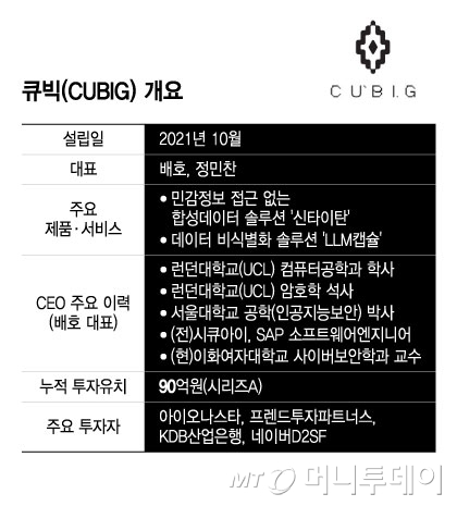 큐빅(CUBIG) 개요/그래픽=윤선정