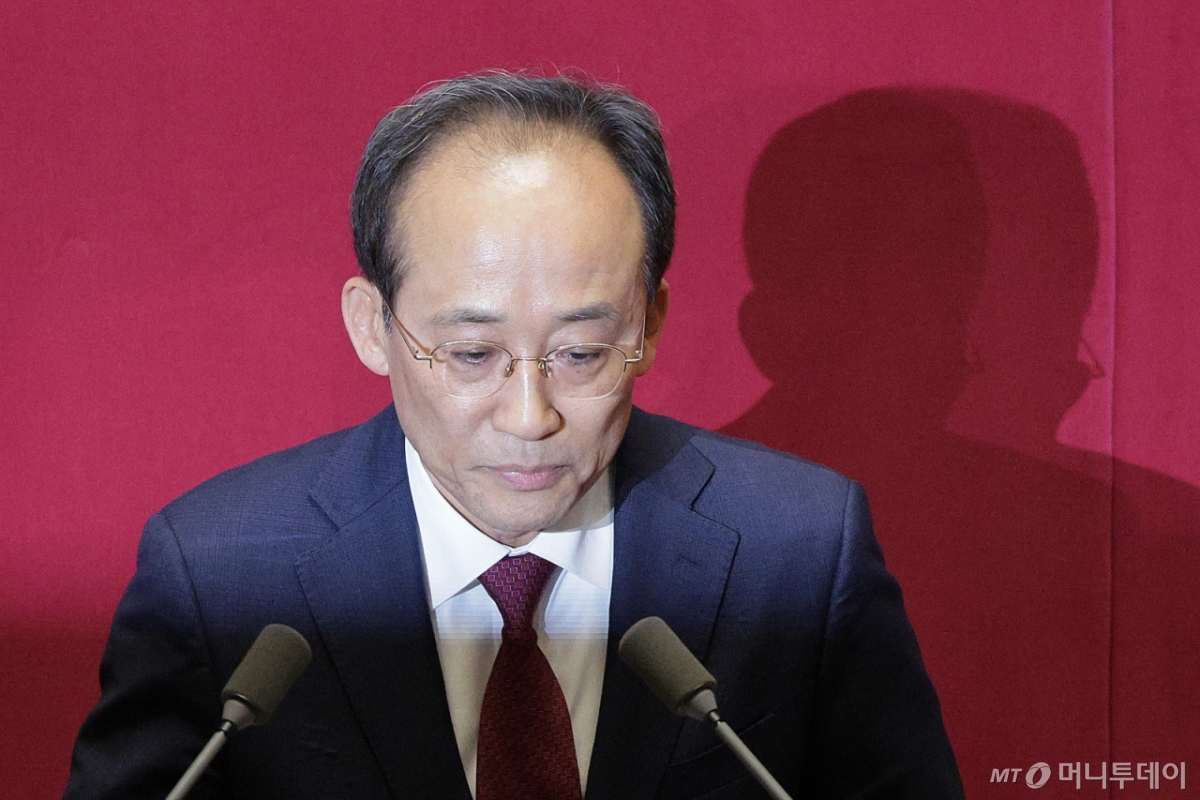 (서울=뉴스1) 신웅수 기자 = 추경호 국민의힘 의원이 27일 서울 여의도 국회에서 열린 제429회국회(정기회) 제13차 본회의에서 자신의 체포동의안에 대한 신상 발언을 하고 있다.  2025.11.27/뉴스1  Copyright © 뉴스1. All rights reserved. 무단 전재 및 재배포,  AI학습 이용 금지. /사진=(서울=뉴스1) 신웅수 기자