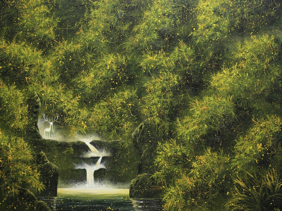 김산 작가의 본향(本鄕)-낙원 mixed media on 