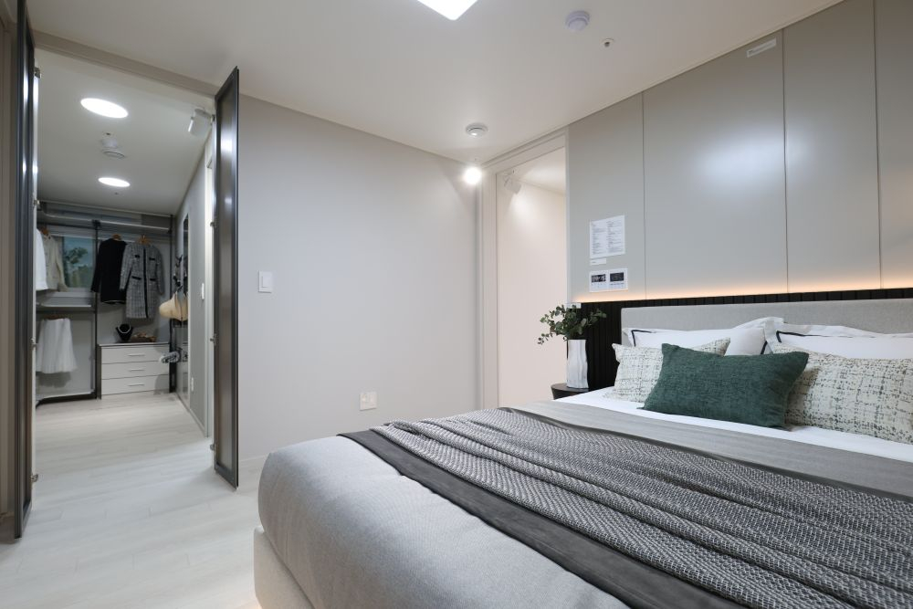 다음달 8일 청약이 진행되는 남양주왕숙지구 B-17블록 견본주택 모습. /사진제공=LH