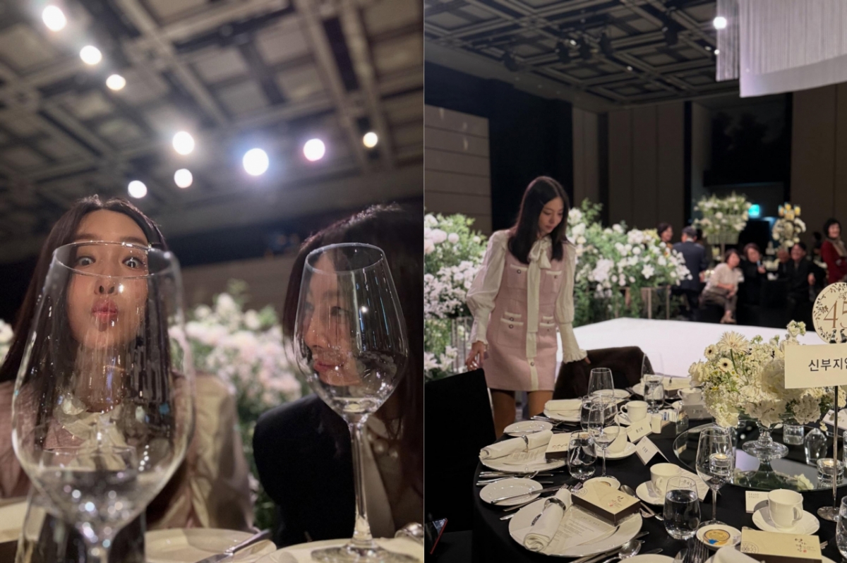 황신혜가 딸 이진이와 함께 함은정·김병우 감독 결혼식에 참석했다. /사진=인스타그램 갈무리 