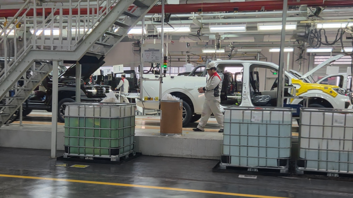 창안자동차 충칭공장 생산라인 