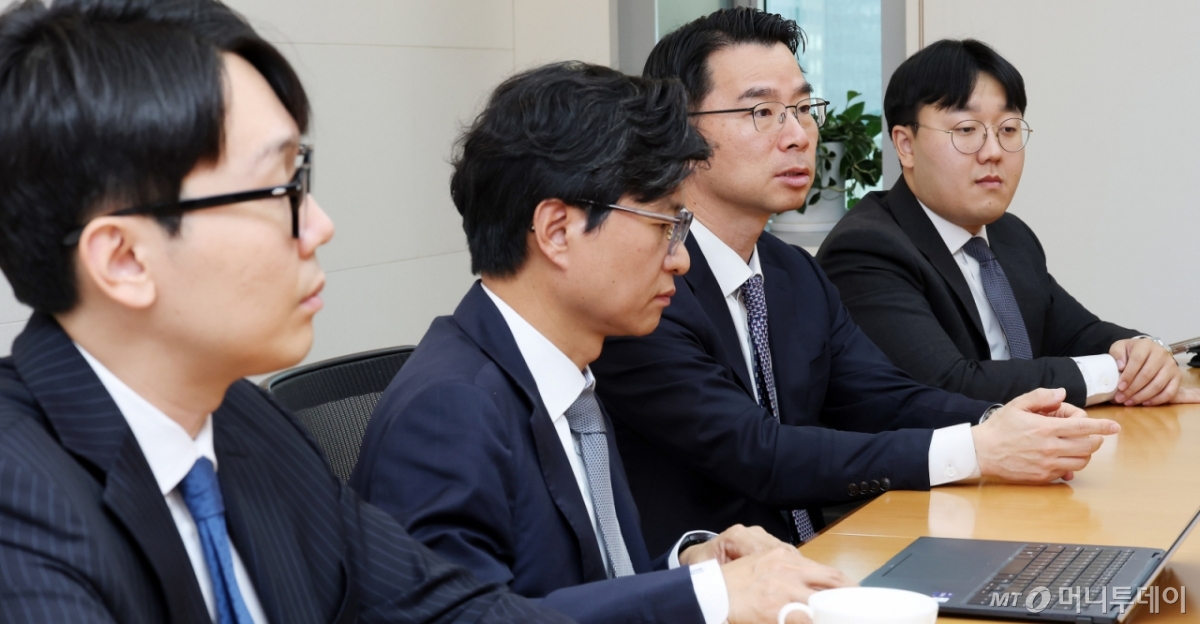 왼쪽부터 법무법인 광장 정헌재, 강동혁, 김성환, 이상목 변호사 /사진=김창현 기자