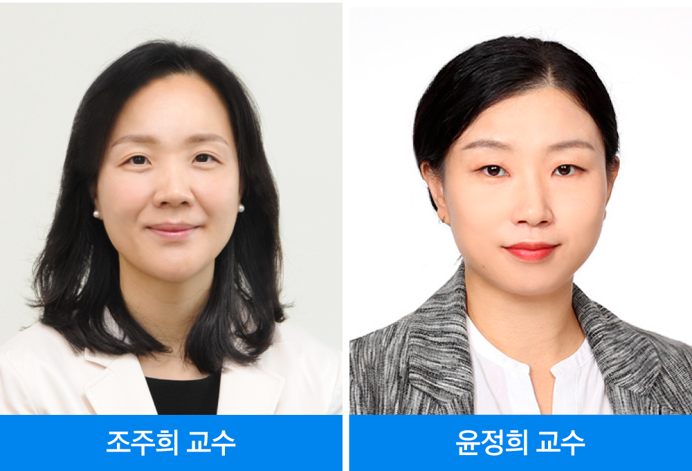 삼성서울병원의 조주희 임상역학연구센터 교수와 윤정희 암환자 삶의 질 연구소 교수. /사진제공=삼성서울병원