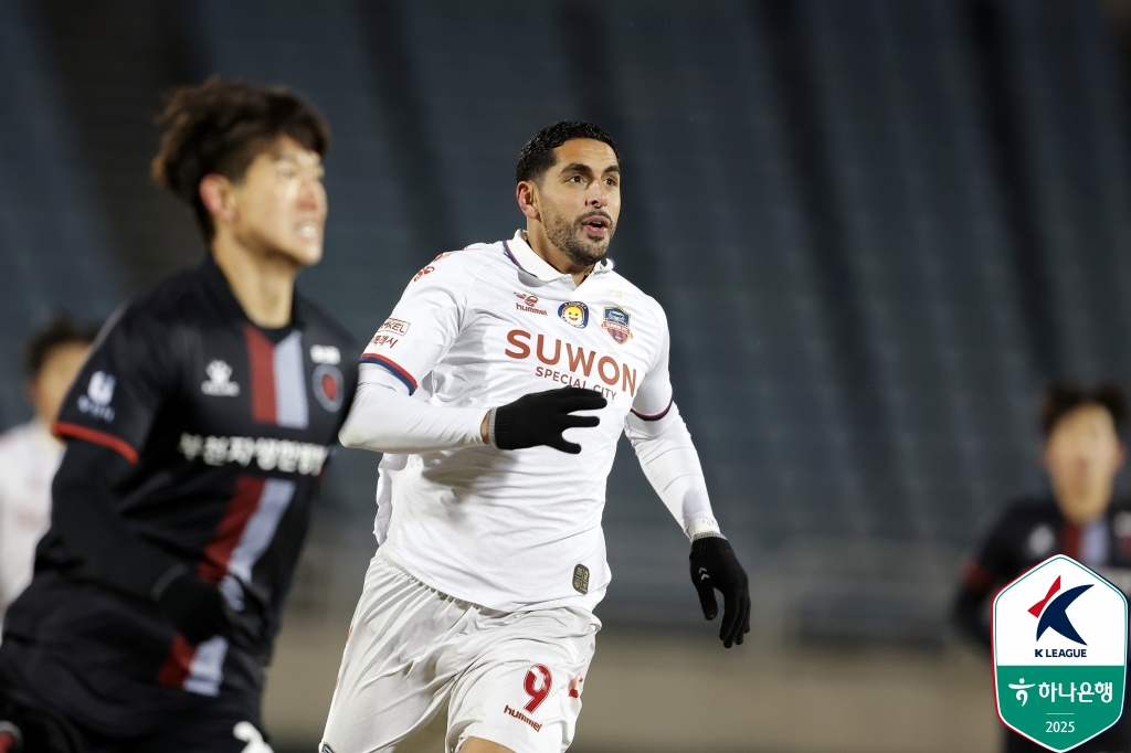 수원FC 공격수 싸박. /사진=한국프로축구연맹 제공