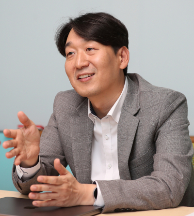 김동훈 NHN클라우드 대표 인터뷰./사진=성남(경기)=이기범 기자 leekb@
