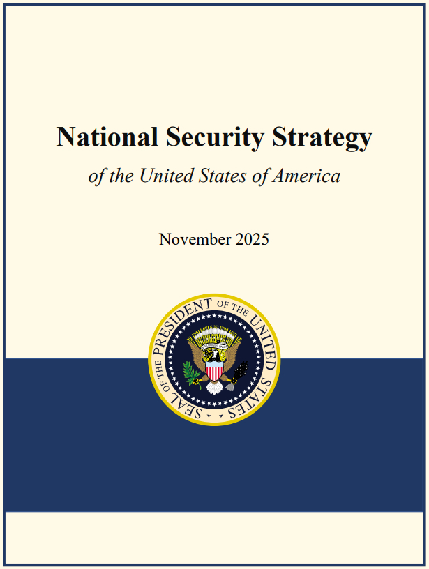 미국 트럼프 2기 행정부가 지난 5일(현지시간) 발표한 미국의 국가안보전략(NSS) / 사진=미국 백악관