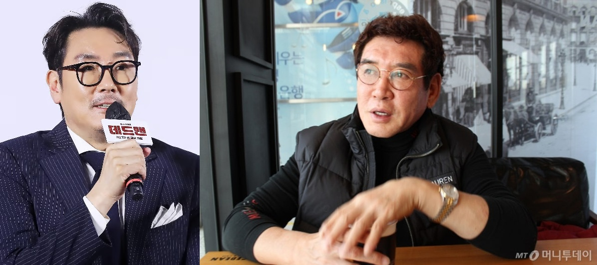 배우 조진웅(왼쪽)과 탤런트 조형기