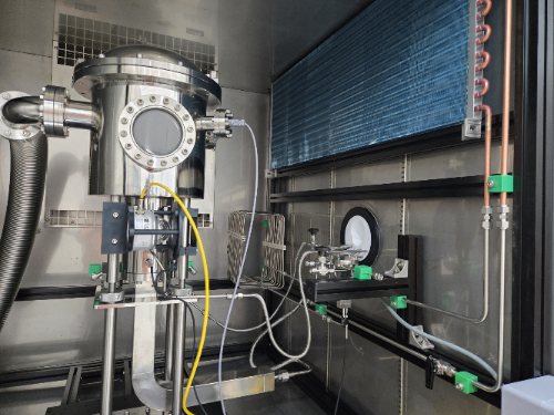 고층기상모사시스템 내 라디오존데 온도센서 평가 챔버의 모습 /사진=한국표준과학연구원